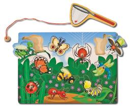 Magnetic Bug Catching Game Puzzle