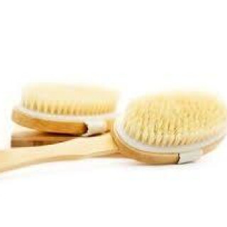 Sisal Spa Brush with removable handle