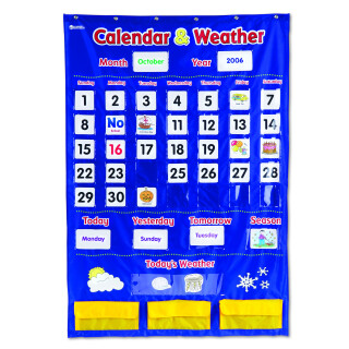 Calendar & Weather Pocket Chart - LIMITED SUPPLY