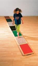 Tactile Walkway - 7 Different Wooden Stepping Stones Tactile Walkway - 7 Different Wooden Stepping Stones