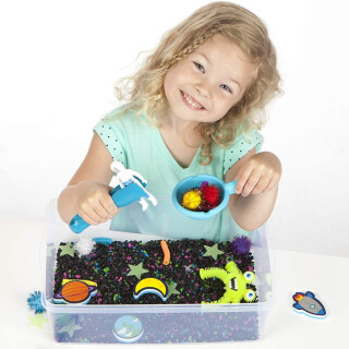 Sensory Bin - Outer Space