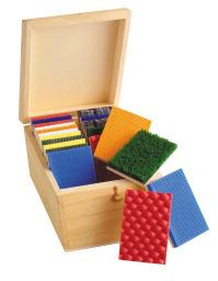 Tactile Box - 10 Pairs - Wood-backed Materials Tactile Box - 10 Pairs - Wood-backed Materials