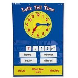Tell Time Pocket Chart