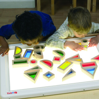 Light Table, Rainbow Blocks