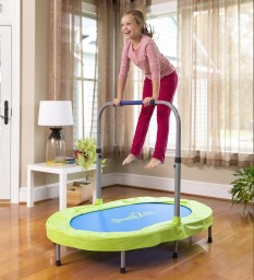 JUMP2iT® Adjustable Trampoline with Folding Handle