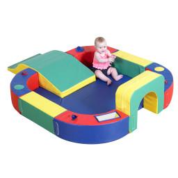 Playring with Tunnel & Slide