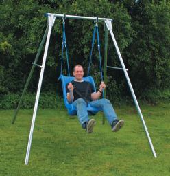 Single Galvanized Steel Swing Frame (Frame only) Single Galvanized Steel Swing Frame (Frame only)