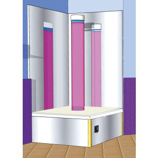 Bubble Column Podium For Sensory Rooms