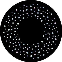 Solar Projector Abstract Wheels