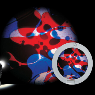 Vätskehjul Spaceprojektor - Blå/Röd