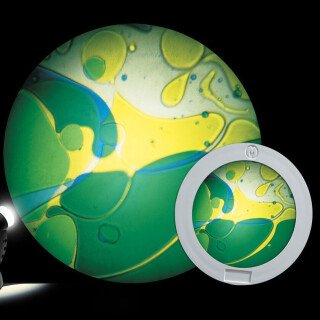 Vätskehjul Spaceprojektor - Blå/Gul