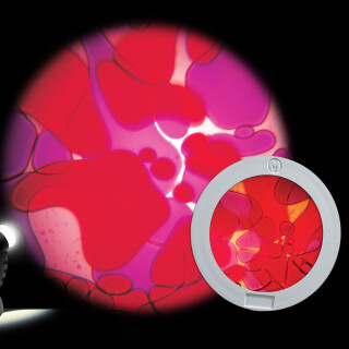 Vätskehjul Spaceprojektor- Violett/Röd