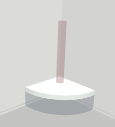 Round Corner Tube Podium