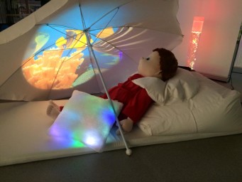 Sensory Room Projection White Umbrella Sensory Room Projection White Umbrella