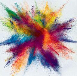 Madrass - explosion 120x120cm