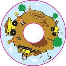 6 Inch Projector Wheel - Building Site Scene