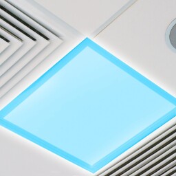 Square Fluorescent Light Filters-Tranquil Blue Square Fluorescent Light Filters-Tranquil Blue