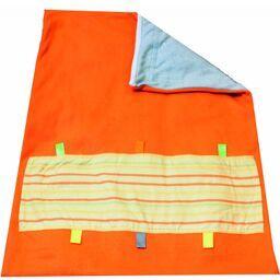 Soft Touch Weighted Blanket-Large Orange/Gray