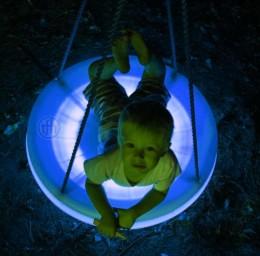 UFO LED Sky Saucer Swing