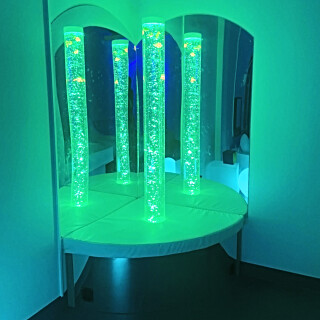 Bubble Tube Curved Sensory Corner