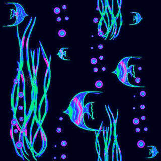 Glow Fish UV Carpet