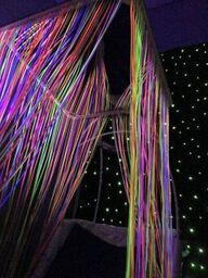 Fibre Optic, Waterfall, 24" panel, ceiling suspended Fibre Optic, Waterfall, 24" panel, ceiling suspended