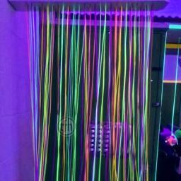 Ultra Violet, Fibre Optic Curtain, wall mount