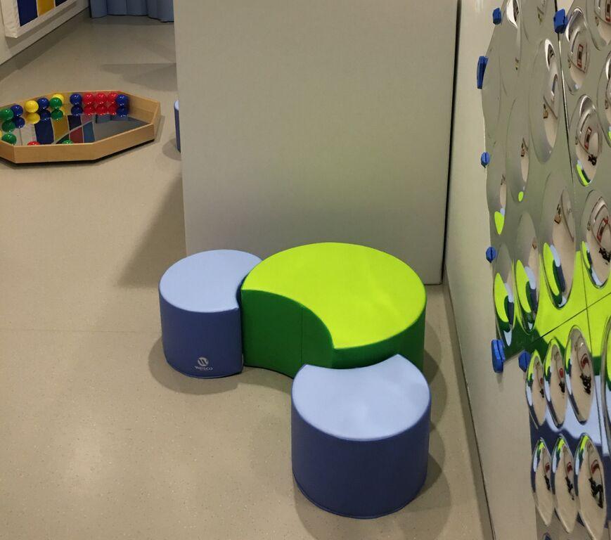 Positioning Pouffe, Group Seating Set Flexible Seating Pouffe Set