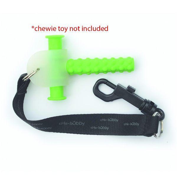 Chubuddy Chewy Tether and Strap Black Chubuddy Chewy Tether and Strap Black