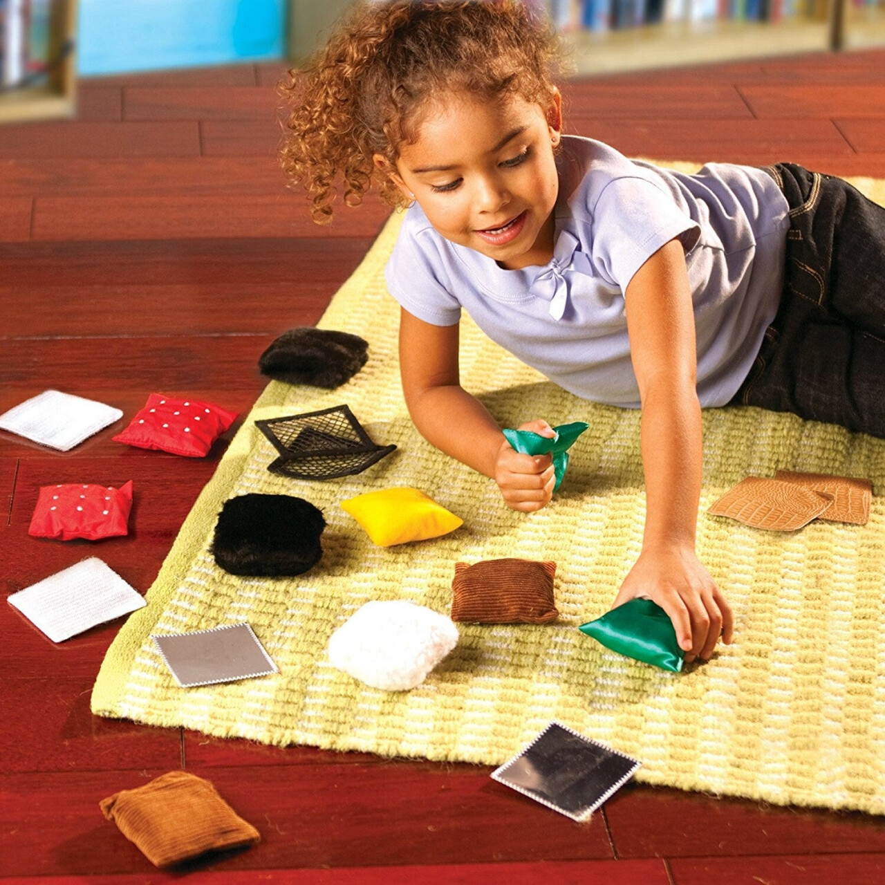 Tactile Play Bag - 20 Soft Squares - Tactile Development