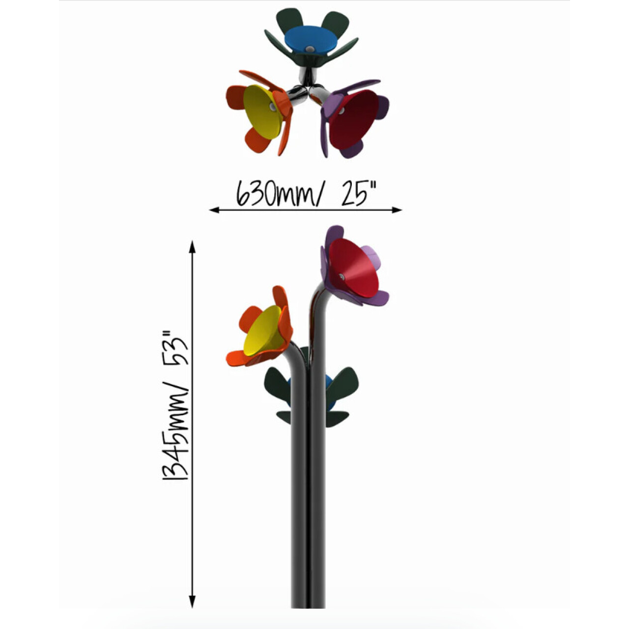 Blomklockor i bukett (set av 3)