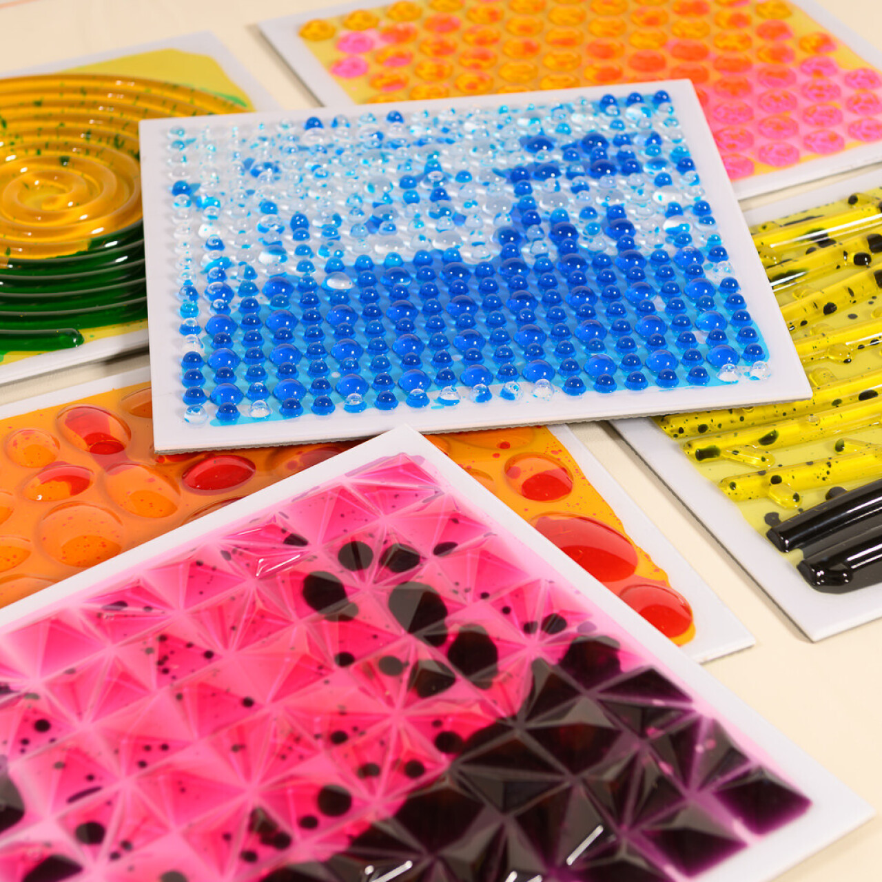 Textured Liquid Tiles