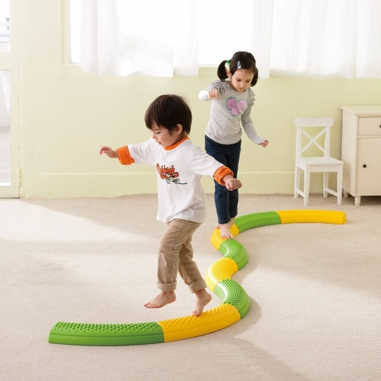 Tactile Sensory Curved Balance Boards - 8pc.