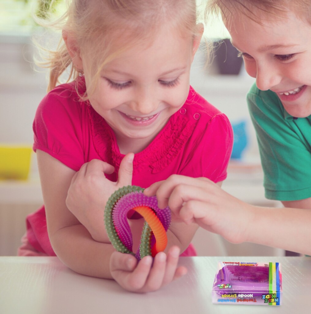 Textured Stretchy Fidget Noodles Textured Stretchy Fidget Noodles