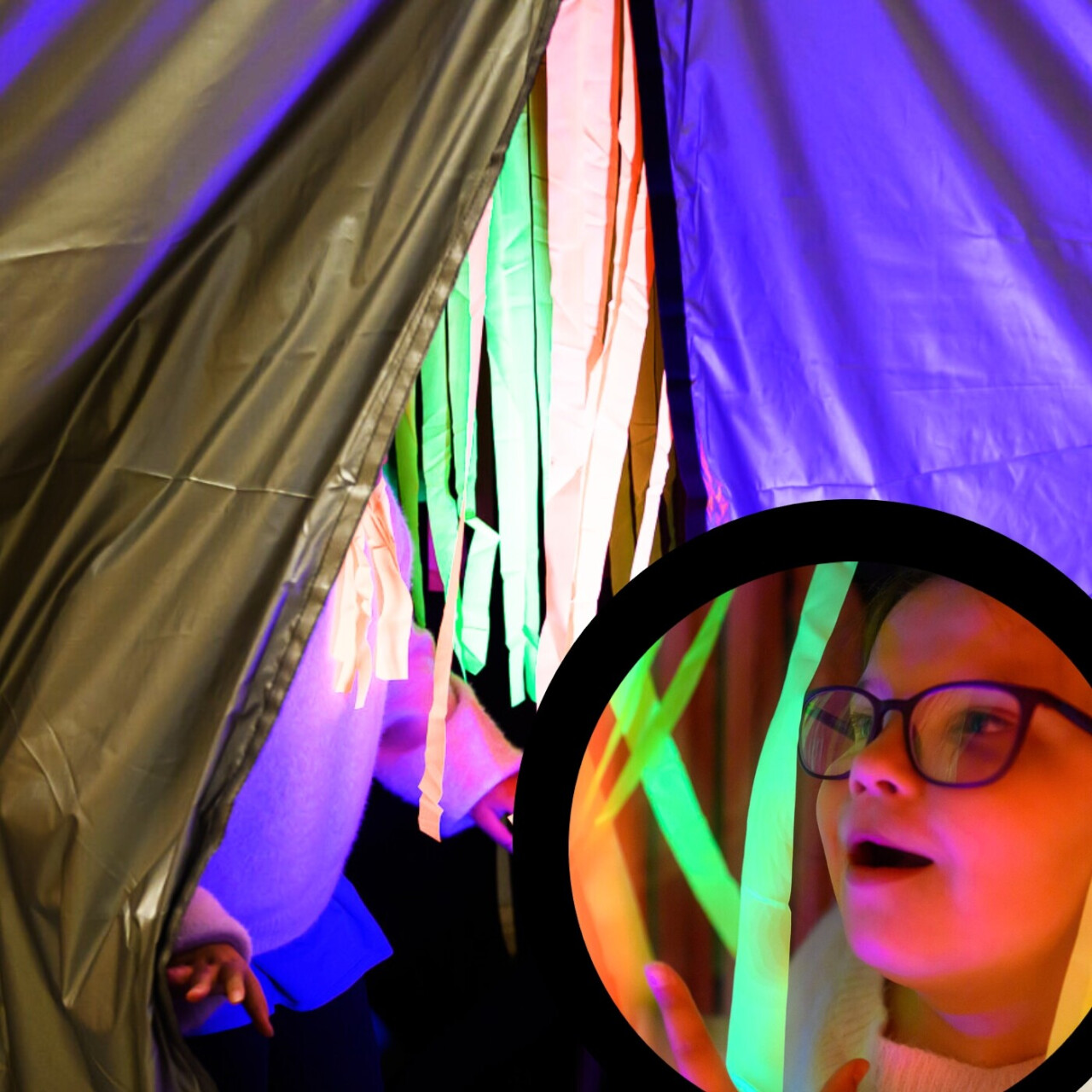 Whisper Wash Inclusive Sensory Run & Roll Tunnel