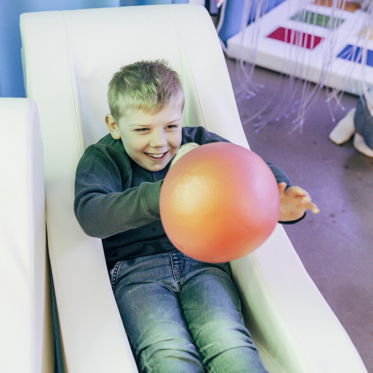 Junior Rocker Gungstol Vit
