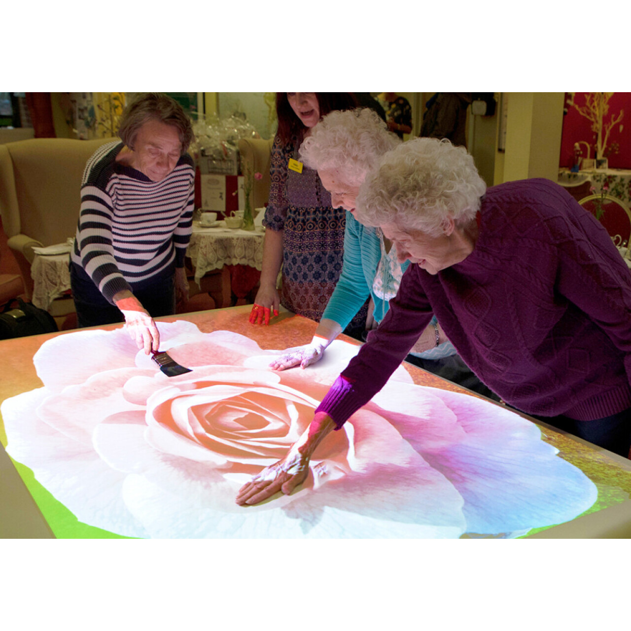 Budii Eldercare Interactive Activity Projector Unit