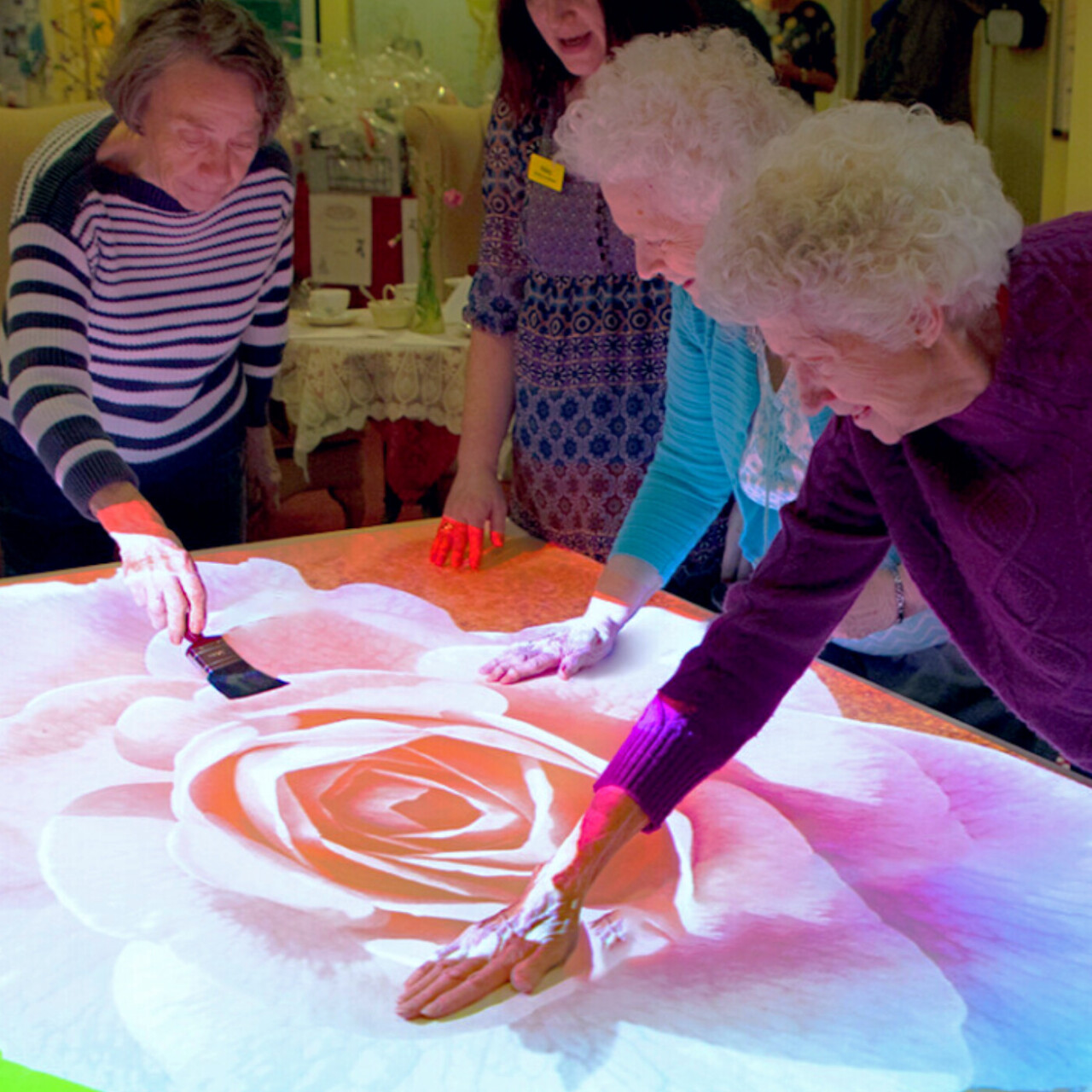 Budii Eldercare Interactive Activity Projector Unit