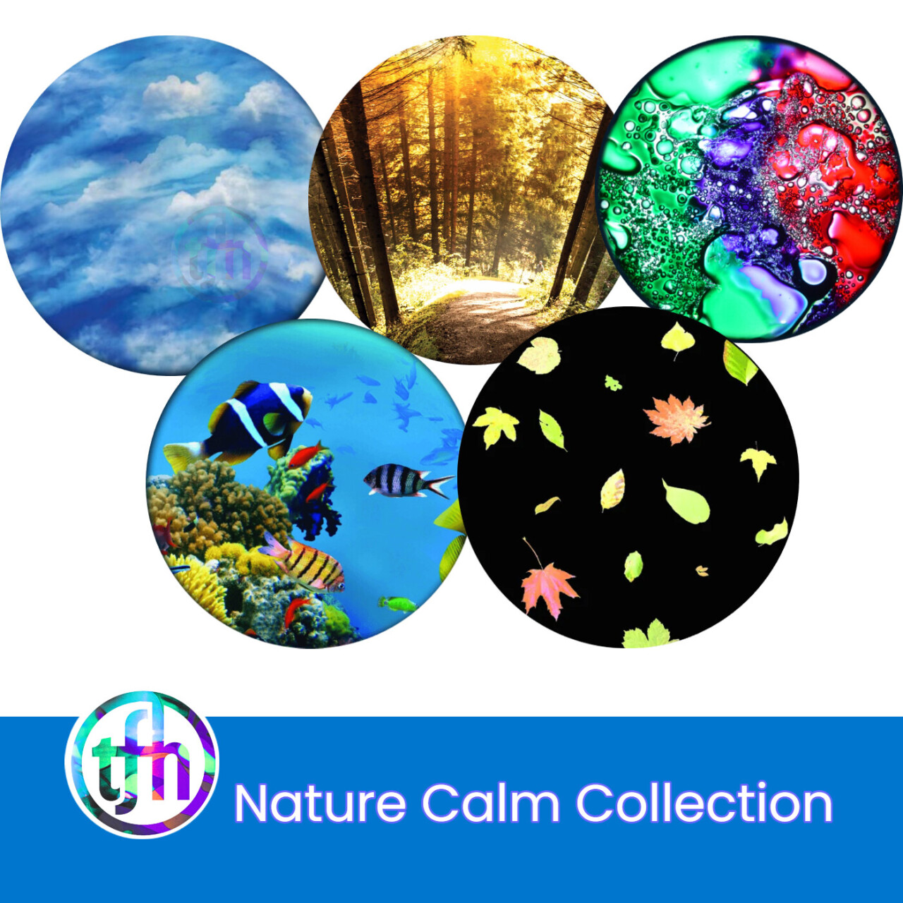 Projection Wheels, Nature Calm Collection