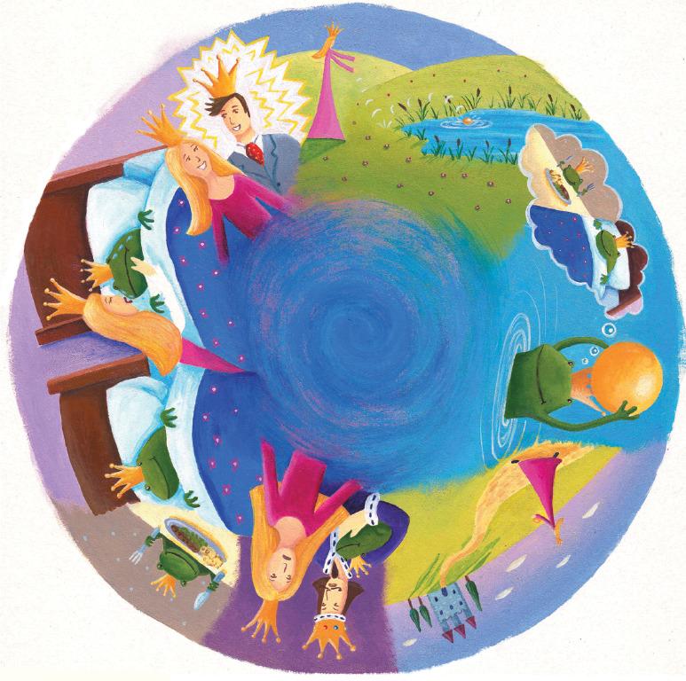 Frog Prince 6 Inch Projector Wheel - Frog Prince Scene