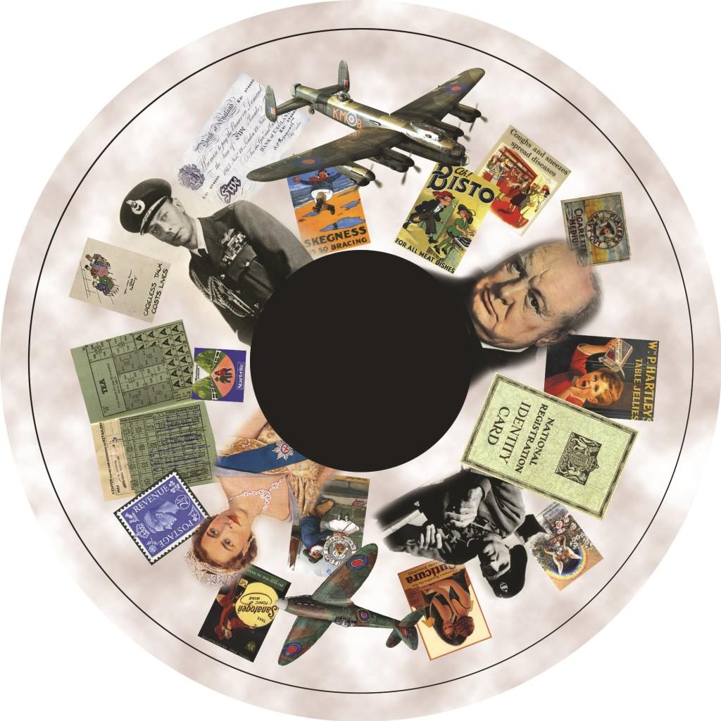 Down Memory Lane 6 Inch Projector Wheel - Down Memory Lane Scene
